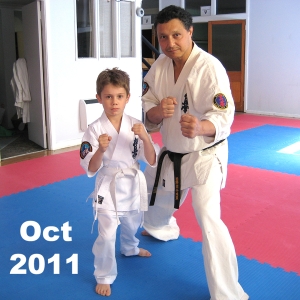 His very first day