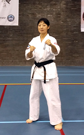 Shigemi in fighting.stance at BB camp 2016